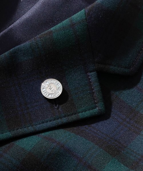 段返りブレザー＜ブラックウォッチ＞｜ヴァンの通販｜&mall（アンド