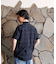ショートBDシャツ＜綿麻ブラックウォッチ＞