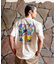 プリント刺繍Tシャツ＜フラワー＞