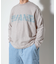 ロングスリーブTシャツ＜フラワープリント＞＜スラブ天竺＞