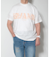 Tシャツ＜フラワープリント＞＜スラブ天竺＞