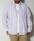 ショートBDシャツ＜ブロードストライプ＞