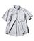 ショートBDシャツ＜ツイル＞＜ストライプ＞