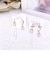 チェーン×パールピアス