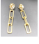 キラキラビジュートリプルゴールドピアス