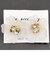 ビジューフラワーピアス