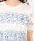 花柄プリントTシャツ