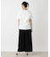 フリル刺繍半袖Tシャツ【THE NEW】【Leilian WHITE LABEL】