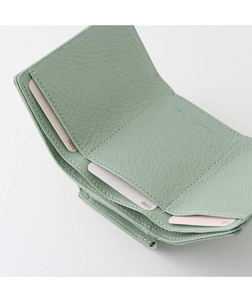 グレー レザー 三つ折り財布 LOEWE 三つ折り財布 グレー LOEWE グレー 三つ折り財布 ロエベ LOEWE