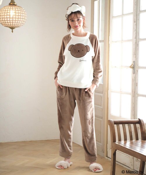 【新品】ナルエー　スノーパウダー　ボリスセットアップ　ルームウェア スノーパウダーミッフィー＆ボリスセットアップ｜パジャマ