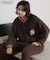PEANUTS TMケーブルニットパンツ ルームウェア 部屋着 パジャマ ボトム あったか もこもこ スヌーピー おしゃれ