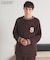 PEANUTS TMケーブルニットメンズセットアップ ルームウェア パジャマ 部屋着 あったか もこもこ スヌーピー チャーリー・ブラウン おしゃれ