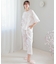 50/ダブルガーゼチェリーブロッサムセットアップ　セットアップ　ルームウェア　桜　花柄　春　大人可愛い　上品　軽やか　綿100％　お肌に優しい　おしゃれ
