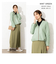 本革 ノーカラーVネックシングルジャケット レディース リューグー SRN03LA