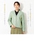 本革 ノーカラーVネックシングルジャケット レディース リューグー SRN03LA