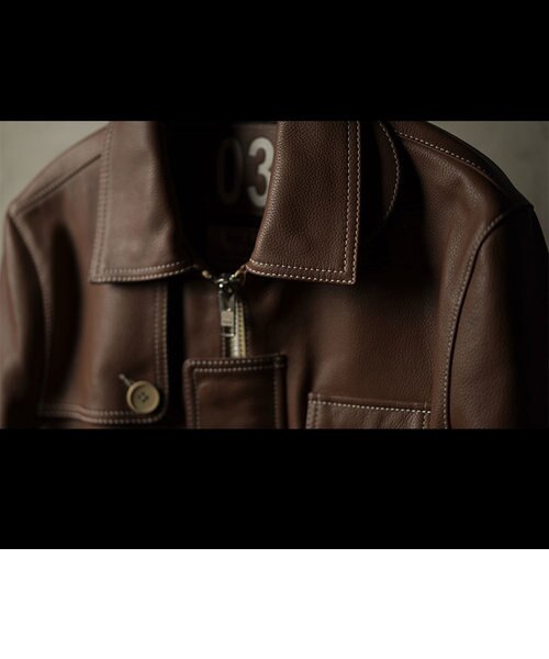 vibecaコラボ】VaLLet 本革 レザーブルゾン メンズ ヴァレット