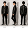 LIUGOO ZERO WASTE 本革 ダブルライダースジャケット メンズ DRY14A