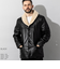 Liugoo Leathers 本革 ボアワークコート メンズ リューグーレザーズ COT20B