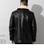 Liugoo Leathers 本革 ボアワークコート メンズ リューグーレザーズ COT20B