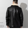 Liugoo Leathers 本革 ボアワークコート メンズ リューグーレザーズ COT20B