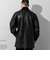 Liugoo Leathers 本革 ロングファラオコート メンズ リューグーレザーズ COT24A