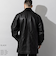 Liugoo Leathers 本革 ロングファラオコート メンズ リューグーレザーズ COT24A