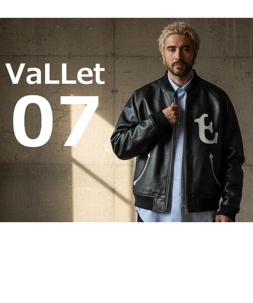 VaLLet 本革 レザースタジャン メンズ ヴァレット VALLET07AN
