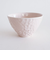 花彫り茶碗＆箸ペア