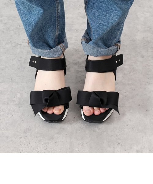 【即発】 ♡サンダル サンダル レディース 厚底 黒 ブラック ベージュ 7cm ヒール