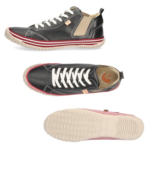 【美品】スピングルムーブ　カンガルーレザーシューズ L 美品 スピングルムーブ スピングル カンガルー レザー 革 白 スニーカー L