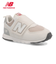 ニューバランス スニーカー キッズ new balance NW574 RCD ホワイト 白 子供靴 面ファスナー ワイズW 子供靴 男の子 女の子