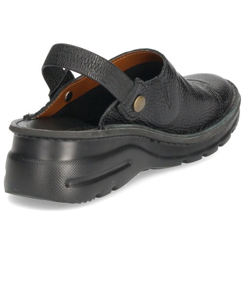 コンフォート サンダル 厚底 本革 日本製 レディース 踵あり バック