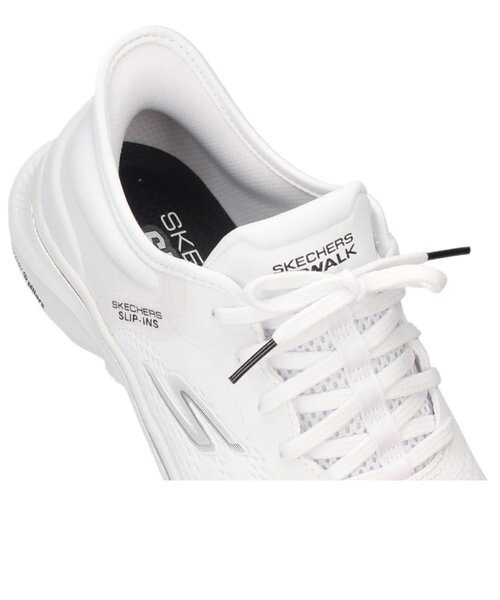 SKECHERS サイズ24(38) GOrun 7 ホワイト シューズ SKECHERS Women's Slip-ins: Summits - Dazzling Haze 1 1/4