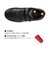 安全靴 ミズノ メンズ ベルト ローカット ワーキングシューズ MIZUNO オールマイティ HW ll 22L F1GA2401 ブラック レッド EEE