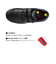 安全靴 ミズノ メンズ ベルト ローカット ワーキングシューズ MIZUNO オールマイティ HW ll 22L F1GA2401 ブラック レッド EEE
