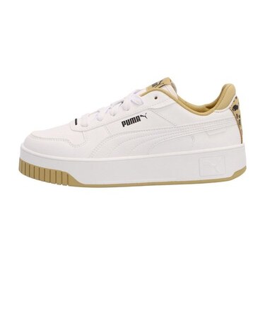 プーマ スニーカー レディース 厚底 白 シューズ PUMA キャリーナ 