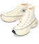 コンバース レディース スニーカー ハイカット 厚底 レースアップ オールスター サージトレーナー SURGETRAINER HI CONVERSE ALL STAR 31312401 31312402 オフホワイト ブラック 紐靴 黒 白 カジュアル シンプル レトロスポーティ シューズ