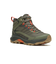 メレル メンズ ハイキングシューズ 防水 スニーカー MERRELL スピード ストライク 2 ミッド ウォータープルーフ M037833 ブラック M037835 オリーブ