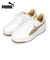 プーマ スニーカー レディース 厚底 コート ラリー SKYE レオ PUMA レオパード アニマル ホワイト 白 ローカット 402492