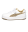 プーマ スニーカー レディース 厚底 コート ラリー SKYE レオ PUMA レオパード アニマル ホワイト 白 ローカット 402492