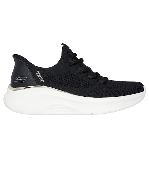 スケッチャーズ スリップインズ レディース スニーカー スリッポン 黒