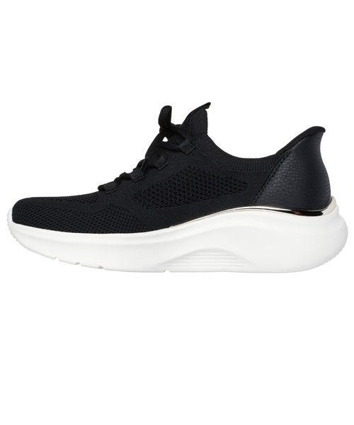 スケッチャーズ スリップインズ レディース スニーカー スリッポン 黒