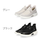 スリッポン レディース スニーカー LCS ロワール SP LC SI ルコック 軽量 ハンズフリー 立ったまま履ける レース 消臭 LU5SSN23LZ