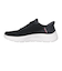 スケッチャーズ スニーカー レディース スリップインズ SKECHERS 125503 ハンズフリー 快適 通気性 黒 ブラック ローカット