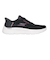 スケッチャーズ スニーカー レディース スリップインズ SKECHERS 125503 ハンズフリー 快適 通気性 黒 ブラック ローカット