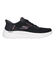 スケッチャーズ スニーカー レディース スリップインズ SKECHERS 125503 ハンズフリー 快適 通気性 黒 ブラック ローカット