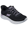 スケッチャーズ スリップインズ レディース スニーカー 黒 厚底 スリッポン ハンズフリー 靴 SKECHERS Slip-ins ゴーウォーク フレックス 125516 ゴム紐 ノーマル幅