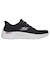 スケッチャーズ スリップインズ レディース スニーカー 黒 厚底 スリッポン ハンズフリー 靴 SKECHERS Slip-ins ゴーウォーク フレックス 125516 ゴム紐 ノーマル幅