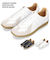 ジャーマントレーナー スニーカー 白 黒 メンズ レディース 靴 レザー ローカット シューズ GERMAN TRAINER 42500