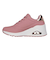 スケッチャーズ スニーカー レディース ローカット 厚底 ウノ ウェッジ ハイステップス 177520 SKECHERS ノーマル幅 かわいい 靴ひも UNO WEDGE-HI STEPS